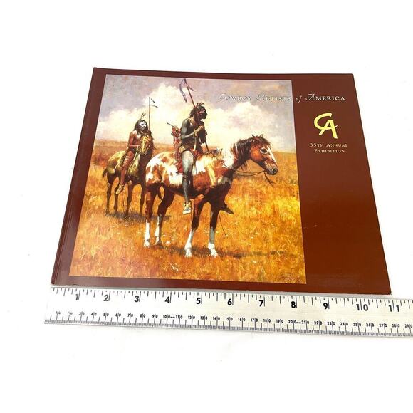 Cowboy Artists of America Paperback 35th Phoenix Art Museum 2000 First Edition - Picture 6 of 15